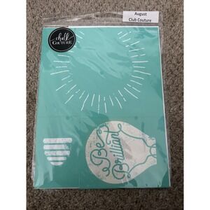 Chalk Couture Be Brilliant‎ B183156 Sign Retired Transfer Stencil 8x10 Size